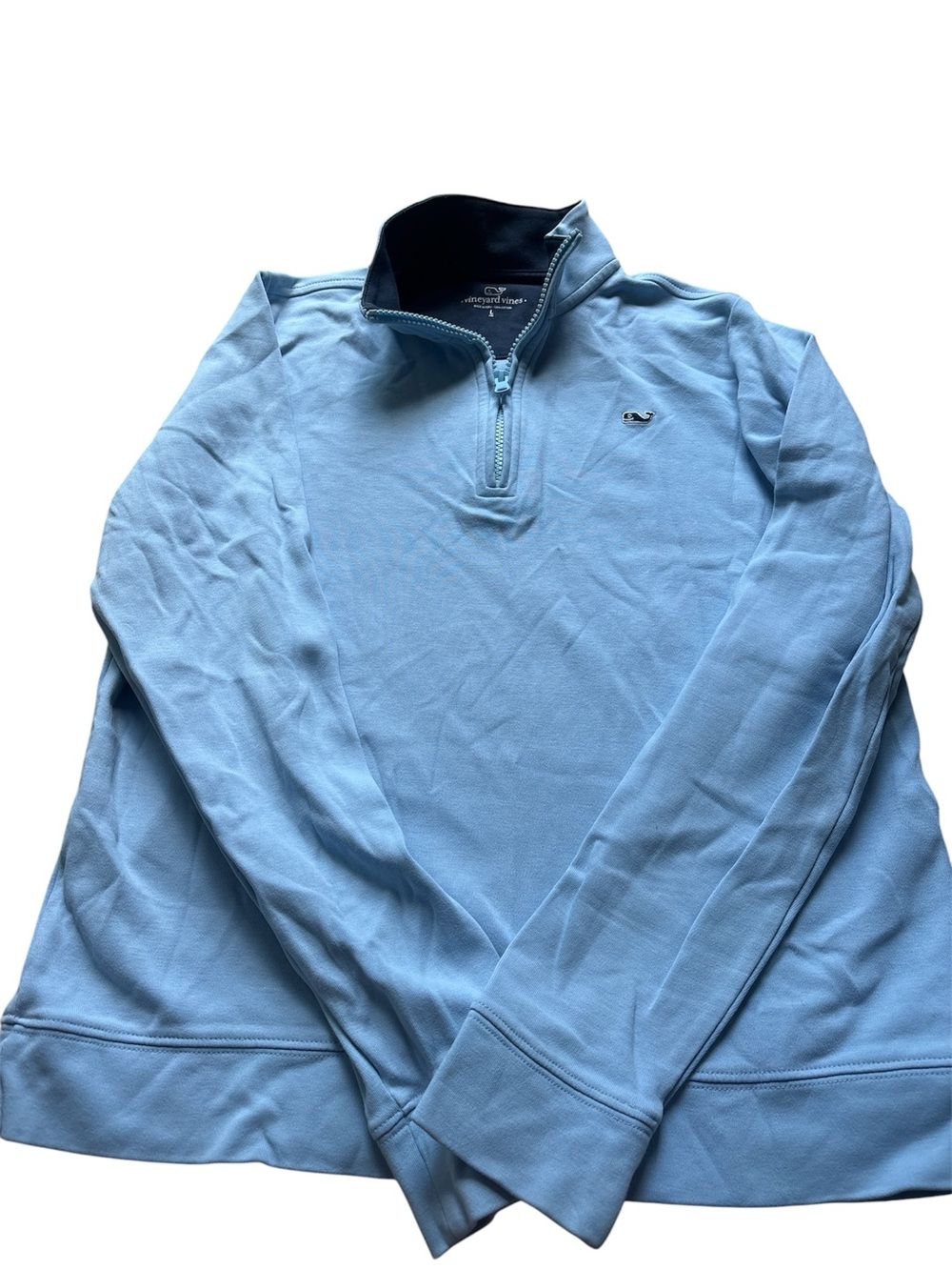 Vineyard Vines Sky Blue Half‑Zip Pullover